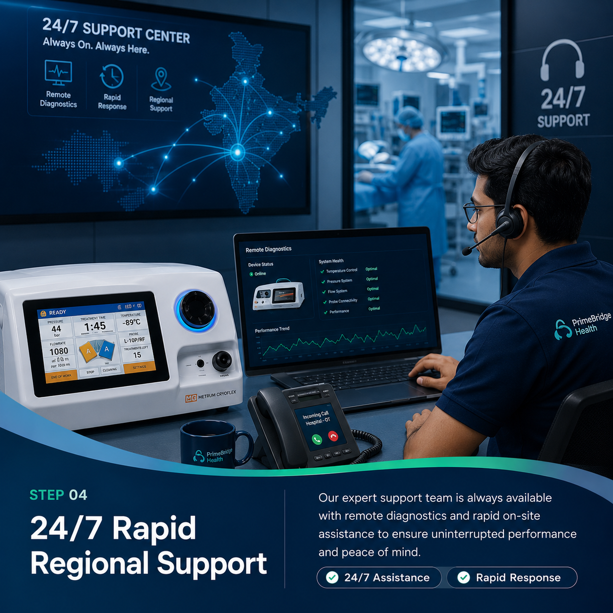 24/7 Rapid Regional Support